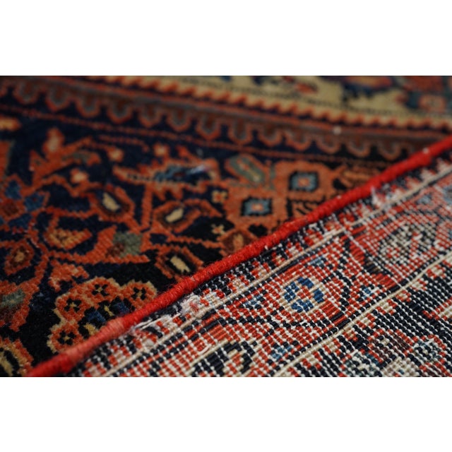 Textile Antique Farahan Sarouk 4'1'' X 6'8'' For Sale - Image 7 of 11