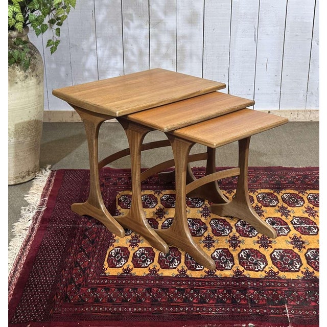 Nesting Teak Tables by G-Plan, 1970s, Set of 3 For Sale - Image 10 of 14