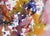 Vintage Abstract Splashes of Yellow, Red, and Purple by Les Anderson For Sale - Image 4 of 6