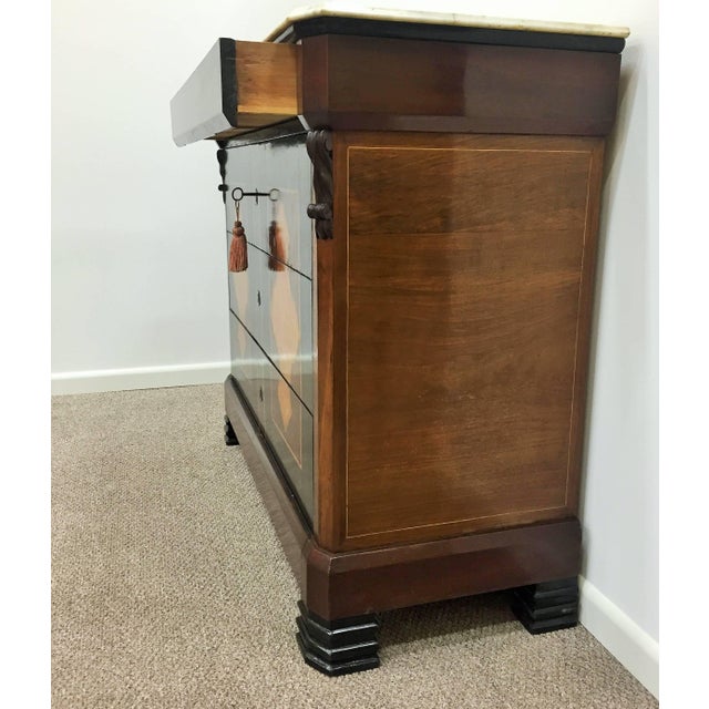 Figurative Chest of Drawers. Italian Commode, 18th Century For Sale - Image 3 of 11