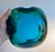 Blue Large Biomorphic Murano Blue & Green Glass Bowl, circa 1970 For Sale - Image 8 of 12