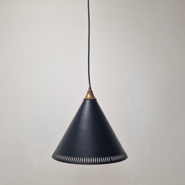 Kegle Pendant Lamp by Bent Karlby for Lyfa, Denmark, 1970s For Sale - Image 10 of 10