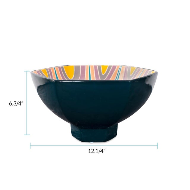 Ceramic Bramwell Decorative Porcelian Bowl For Sale - Image 7 of 10