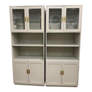 1980s Vintage Thomasville Cabinets - a Pair For Sale