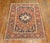 Red Antique Zabihi Collection Heriz Serapi Accent Size Rug - 4'10" x 6'3" For Sale - Image 8 of 8