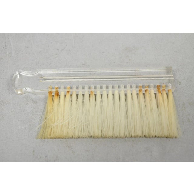 Metal Vintage Sheffield Co Silver Plated Hinged Lid "Horse" Silent Butler W/ Broom For Sale - Image 7 of 18