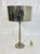 Pair of Nickel-Plated Modern Table Lamps With Matching Metal Shades For Sale In Los Angeles - Image 6 of 14