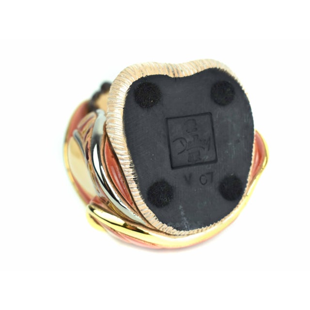 1990's Hand Carved Hand Painted De Rosa Enamel Glazes Ceramic Holy Family Nativity Set - 3 Pieces For Sale - Image 10 of 12