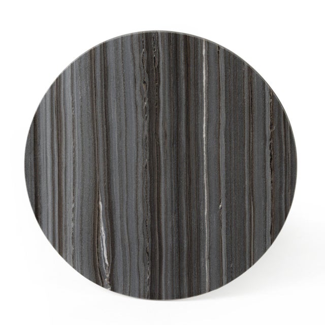 Four Hands Neda End Table - Ebony Marble For Sale - Image 9 of 11