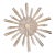 19th or 20th Century Italian Baroque Style Giltwood Carved Sunburst For Sale