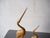 Brown Vintage Herons Statue in Wood, 1970s For Sale - Image 8 of 15