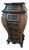 Bombay Style Tall Chest of Drawers With Woven Rattan Accents For Sale