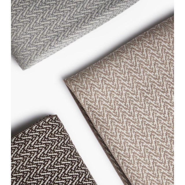 Indianina Throw in Cashmere with Fringes from Lo Decor For Sale - Image 3 of 4