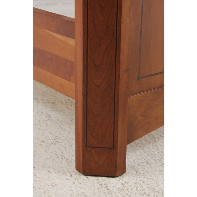 Stickley Cherry 21st Century King Size Canopy Bed For Sale - Image 13 of 18