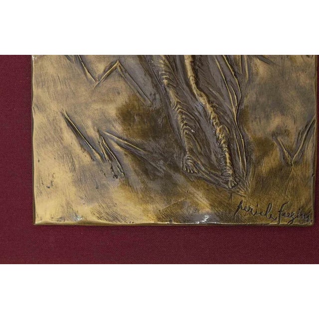 Resurrection is an original modern artwork realized by Pericle Fazzini in 1970s. Bonded bronze framed. Signature and...