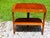 Vintage Art Deco Waterfall End Table Demilune Tripod Stand For Sale - Image 15 of 16