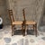 Wood Vintage Italian Mid-Century Modern Ladder-Back Side Chairs in the Style of Gio Ponti For Sale - Image 7 of 10