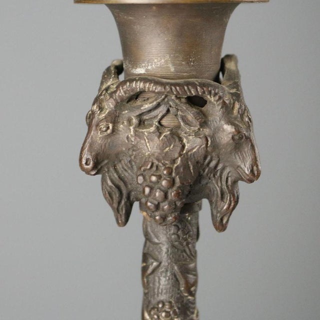Bronze Lamp in the style of Christophe Fratin For Sale - Image 3 of 10