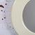 Off-white Late 20th Century Modern Wall Mirror W/Round Off White Plastic Frame For Sale - Image 8 of 18