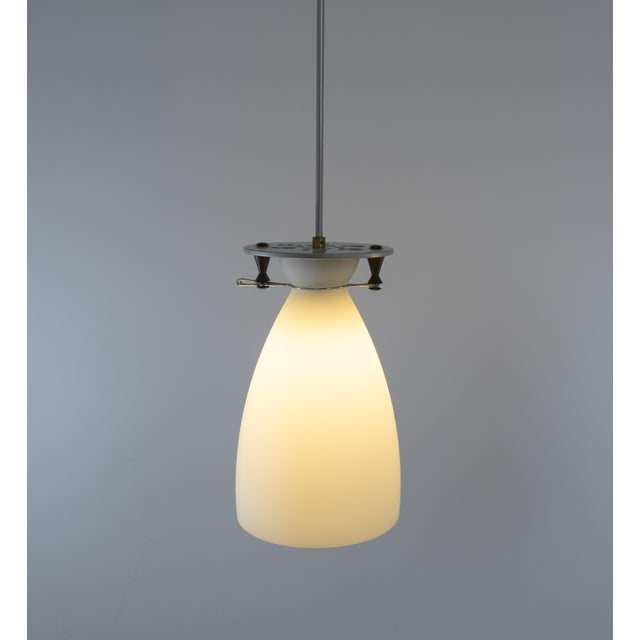 Metal Franceschina Pendants by Umberto Riva for Fontana Arte, 1980s, Set of 2 For Sale - Image 7 of 13