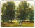 Contemporary Mid 20th Century Autumn Stroll, Donald Purdy For Sale - Image 3 of 5