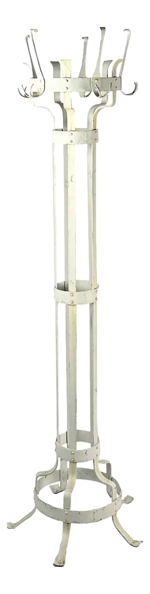 Vintage French Wrought Iron Coat Rack, 1950s