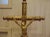 Pre-War Brass Standing Cross, 1890s For Sale - Image 3 of 6