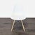 The chairs were designed by Charles and Ray Eames in 1948. The molded plastic chairs consist of clean, simple forms...