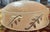 1980s Vintage Frosted Glass Ceiling Light Shade With Applied Vine Motif – Beaded Rim Flush Mount, 10.3” For Sale - Image 5 of 11