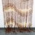 Wood Vintage Hippie Boho Door Way Wood Bead Curtain Hanging Brown Tan Room Divider For Sale - Image 7 of 10