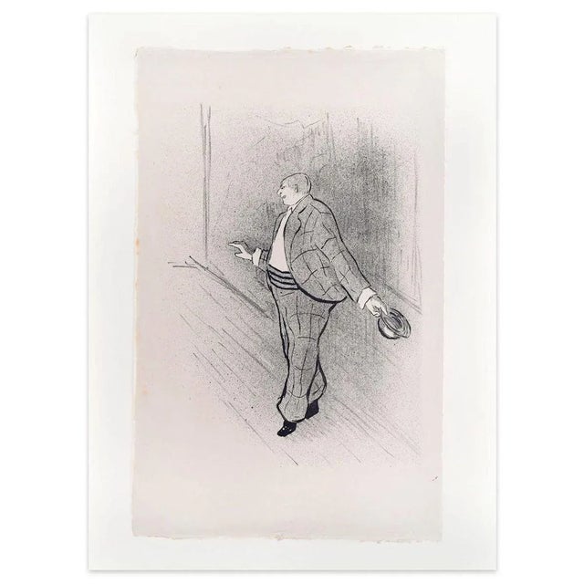 Libert - From Le Café Concert is an original print, realized in 1893 by Henri-Gabriel Ibels. Black and white lithograph on...