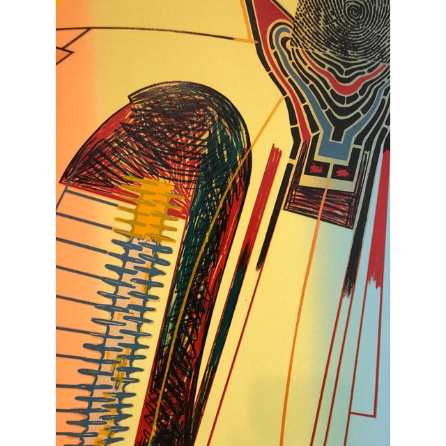 1970s William Schwedler, Surrealist Architectural Landscape "Fall for it" 1970s Chicago Modernist, 1978 For Sale - Image 5 of 6