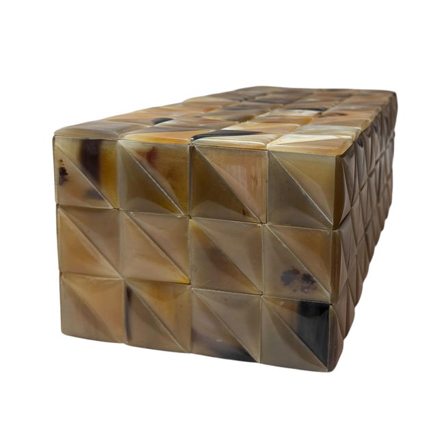 Beige Maitland Smith Box For Sale - Image 8 of 11