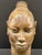 Figurative Large Late 20th Century Benin Bronze Oba Head Sculpture African Art Object For Sale - Image 3 of 12