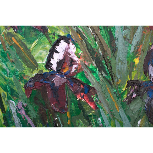 Early 21st Century Natalia Vypritskaia, the Dance of the Irises, 2026, Acrylic and Oil on Canvas For Sale - Image 5 of 10
