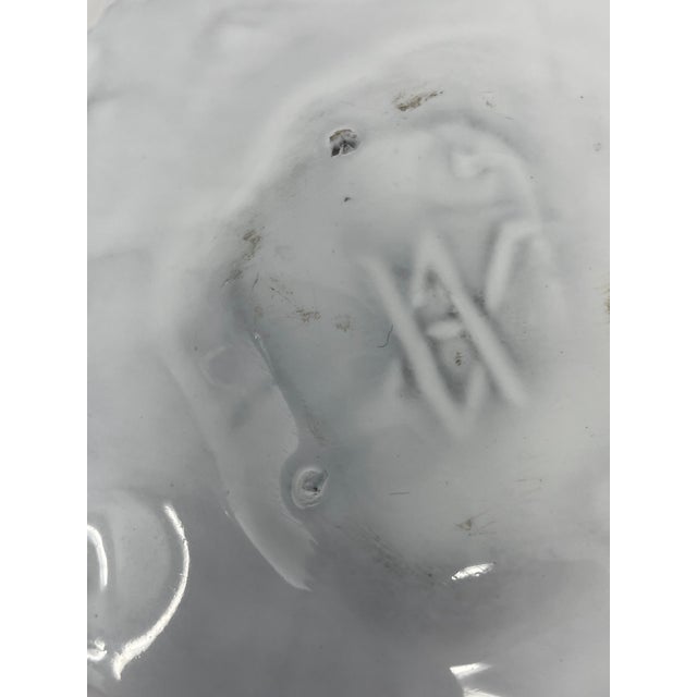 White Signed Astier De Villatte “Régence” Tea Cup & Saucer – Artisan Made in Paris For Sale - Image 8 of 12