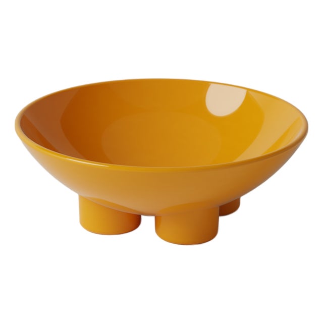 Fruuuuit Super Glossy Mango Fruit Bowl by Burgio. For Sale