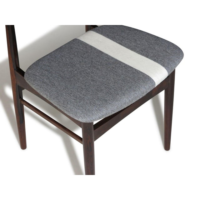 Restored Mid-Century Danish Rosewood Dining Chairs, 1955 - Set of 6 For Sale - Image 10 of 11