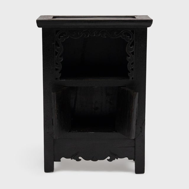 Chinese Petite Crackled Offering Cabinet, C. 1860 For Sale - Image 4 of 5