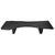 Beautiful matte black 4" solid lychee wood freeform slab long coffee table or bench. Naturally contoured live edge and...