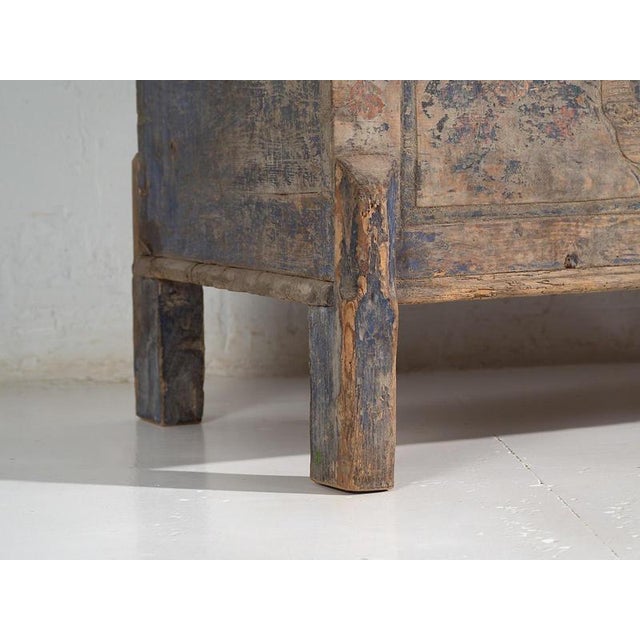 Antique Hand-Painted Wedding Chest, 1846 For Sale - Image 5 of 18