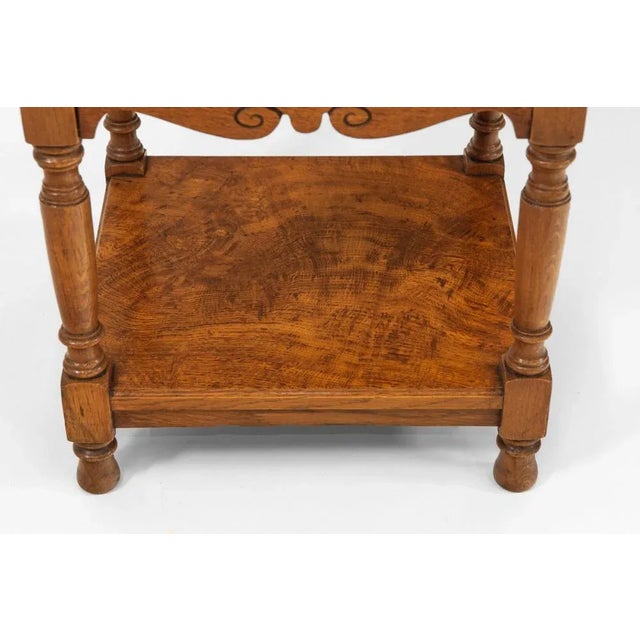 Edwardian Golden Burr Oak Cabinet, 1890s For Sale - Image 5 of 13