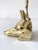 Vintage Brass Fox Head Doorstop For Sale - Image 9 of 12