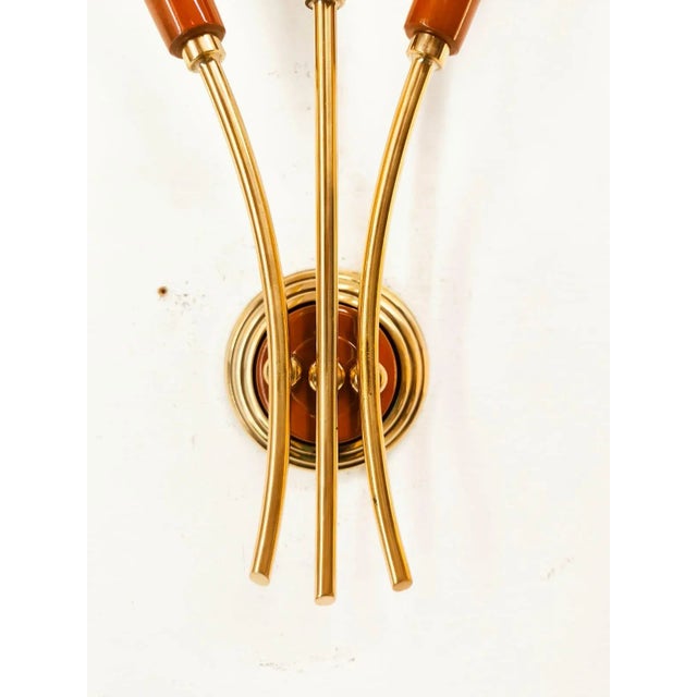 Red Sputnik Wall Sconce For Sale - Image 4 of 11