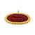 Orange Vintage 18k Gold Carnelian Lion Intaglio Pendant For Sale - Image 8 of 9