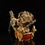 Large Vintage Cloisonné Horse Pulling Treasure Cart - 15.7" Wide For Sale In Los Angeles - Image 6 of 9