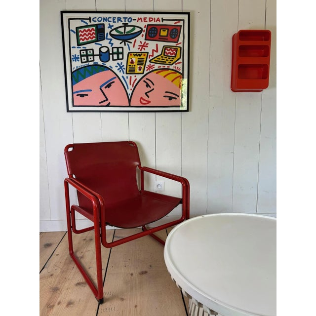 1960s Vintage Tubular Armchair, 1960s For Sale - Image 5 of 10