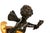 19th Century Pair Louis XV Style Bronze Fireplace Chenets With Putto Sculpture For Sale - Image 11 of 18