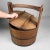 Japanese Wooden Bucket with Lid, 1940s For Sale - Image 11 of 18