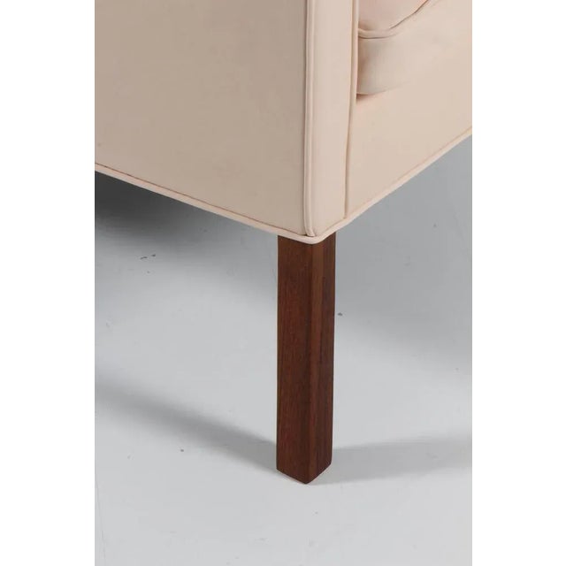Set of Natural Leather Wingback Chair and Ottoman by Børge Mogensen for Fredericia For Sale - Image 10 of 13